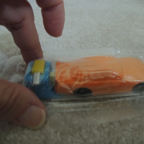 Zip Strip Racer Car Cereal Premium Rip N Zip Plastic Toy Car Collectible SEALED - Picture 5 of 6
